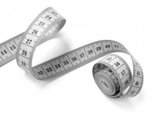 measuring tape on white