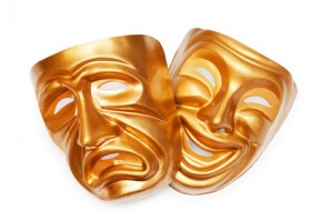 Masks with the theatre concept