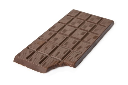 Une tablette de chocolat Crunch