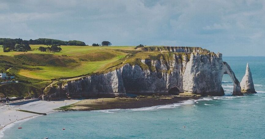 Normandie falaises etretat